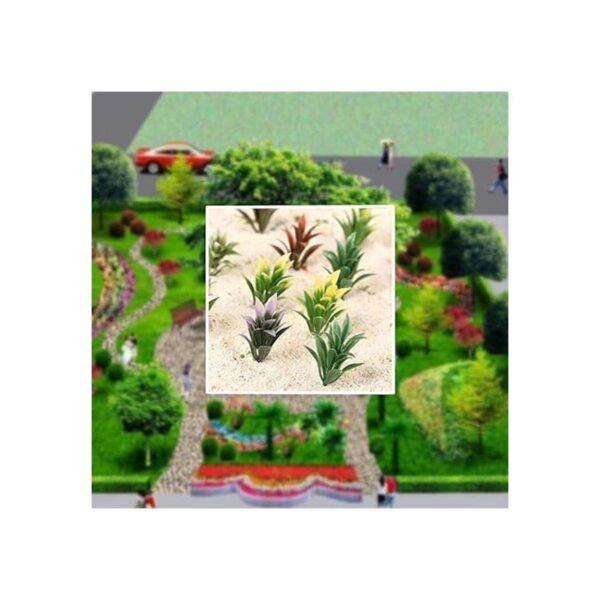 Yetaha 100 piezas de plantas de modelo mixto plantas de