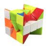 YUNTENG Cube Twist 3x3 Stickerelss Speed Cube Vivid Color_3