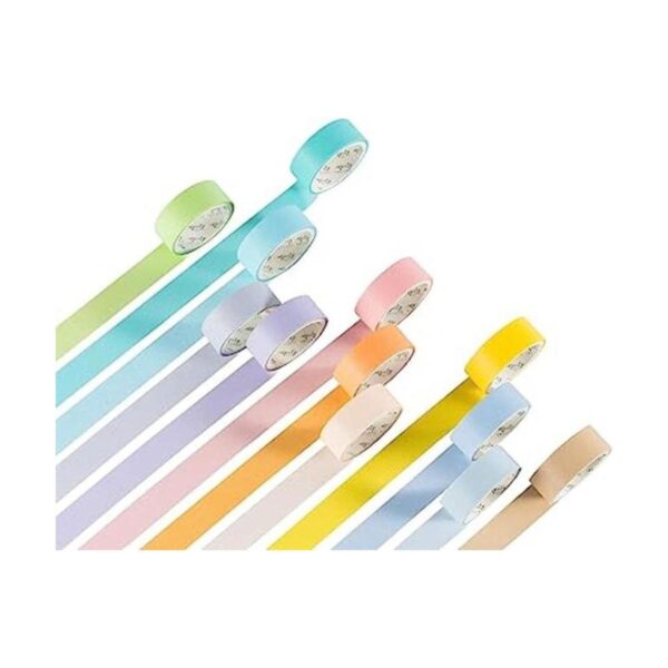 YUBBAEX Washi Tape Juego de 12 rollos de cintas_1