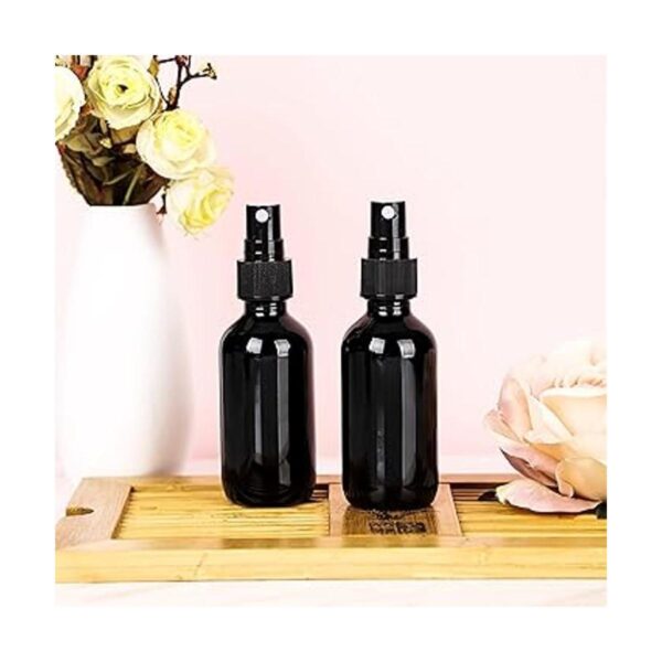 YONKAN Botella de espray de vidrio de 2 onzas botellas de