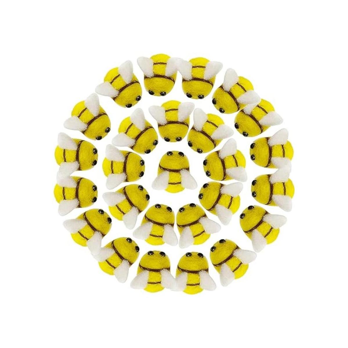 YOOHUA 20 bolas de fieltro de lana para manualidades