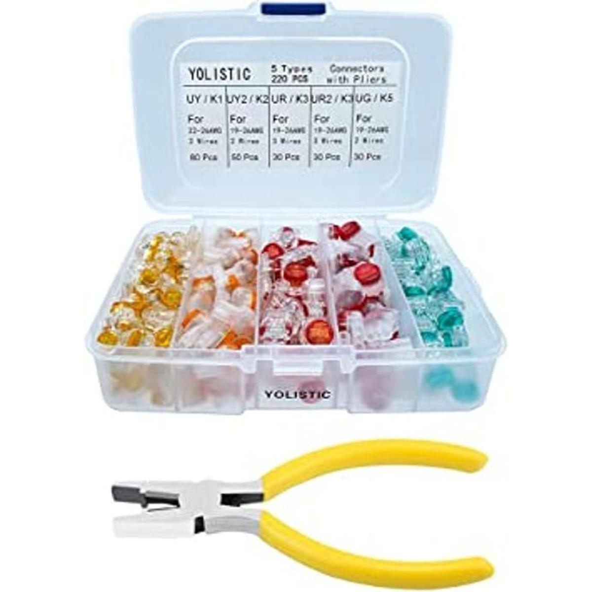 YOLISTIC Paquete de 200 conectores de empalme K2UY2 Cable