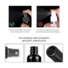YONKAN Botella de espray de vidrio de 2 onzas botellas de