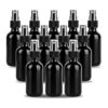 YONKAN Botella de espray de vidrio de 2 onzas botellas de