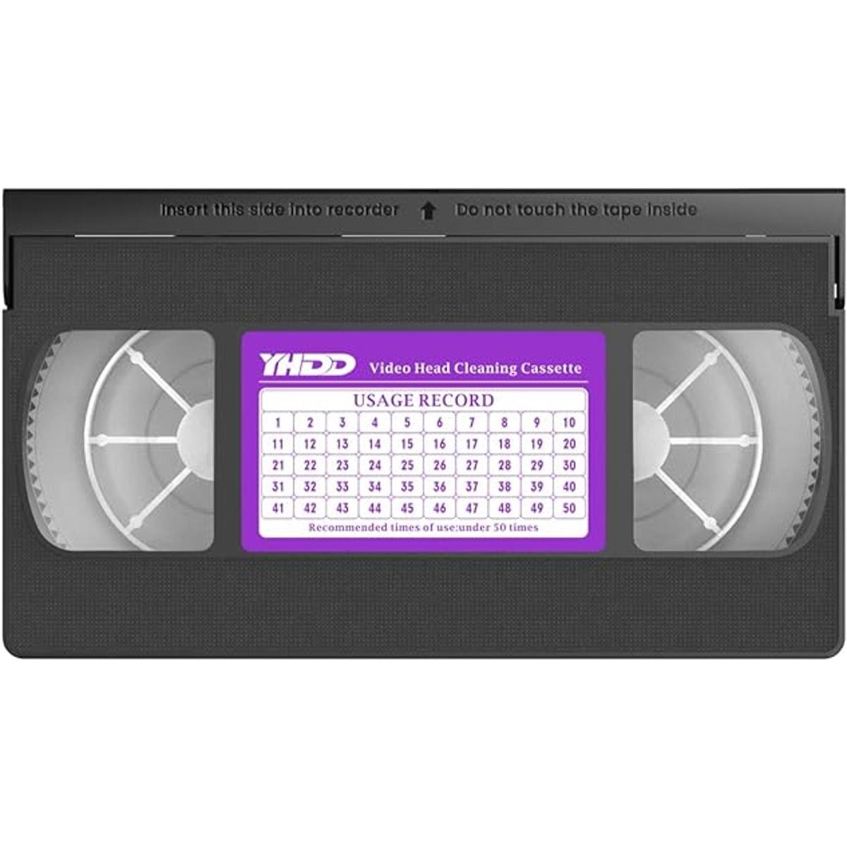 YHDD Cinta limpiadora de cabeza VCR para reproductores