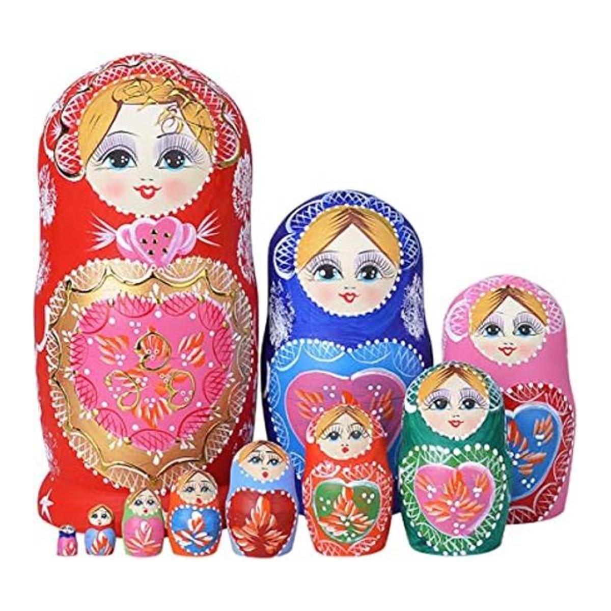 YAKELUS Matryoshka 1051 para muñecas rusas