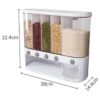 Xilei Dispensador de alimentos secos dispensador de