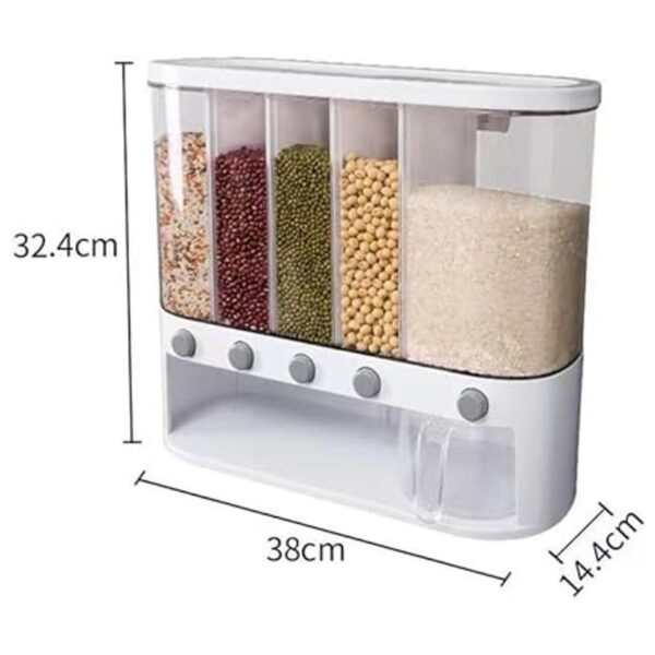 Xilei Dispensador de alimentos secos dispensador de