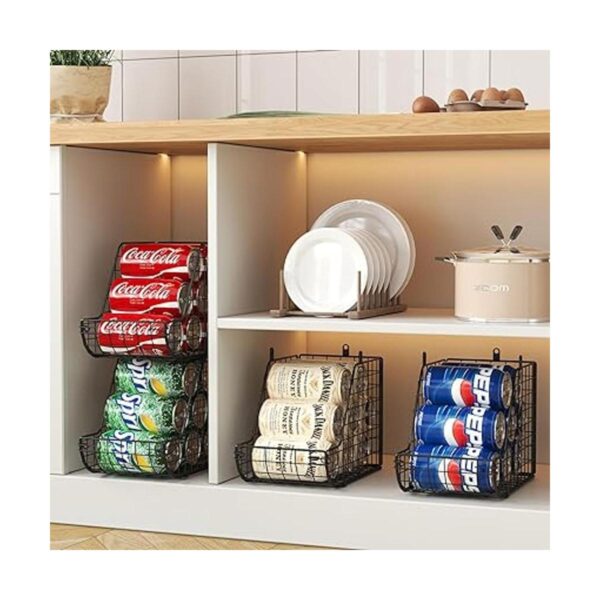Xcosrack Dispensador de latas apilable de pie paquete de