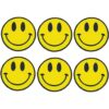 XOmise Lote de 6 piezas de cara sonriente con ojos grandes_2