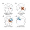 XOmise Lote de 6 piezas de cara sonriente con ojos grandes_5