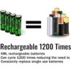 XML Battery Pilas NiMH 12 V paquete de 8 12 V 1600_5