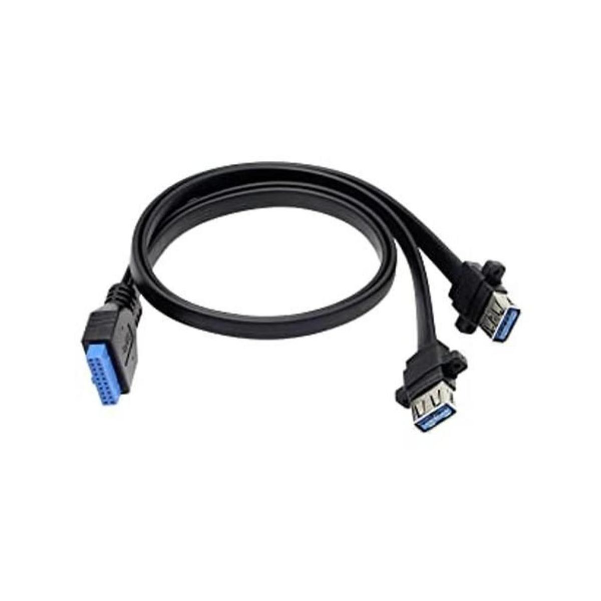 XMSJSIY Cable de panel frontal USB 3.0 cable de placa