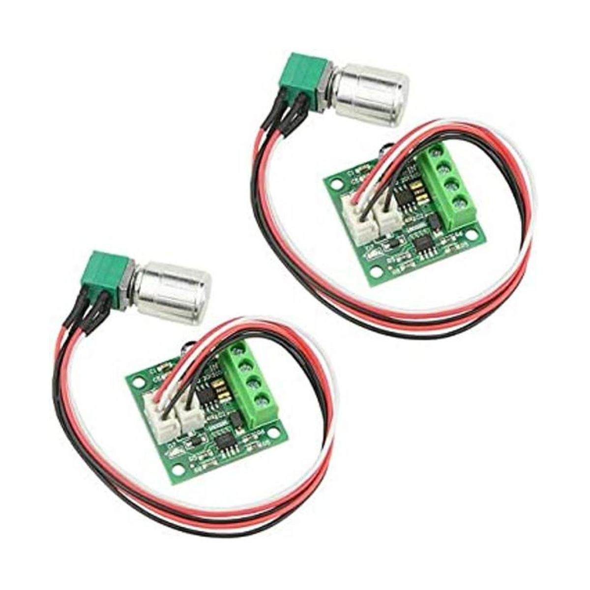XLX 2PCS Mini PWM DC Motor Governor 1.8V 3V 5V 6V 12V 2A