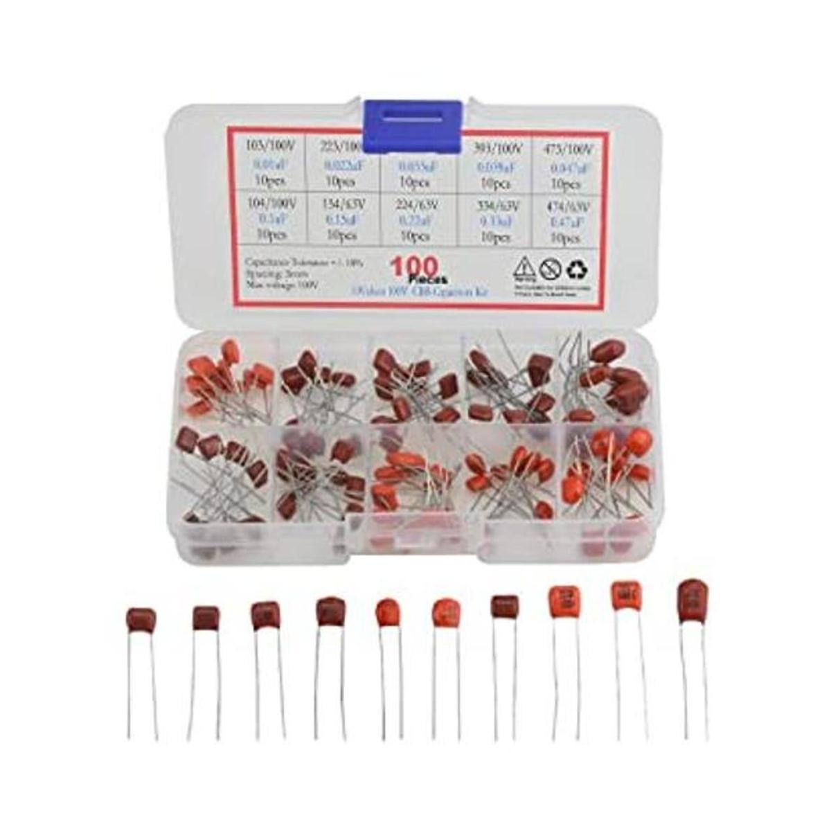 XINGYHENG Kit de 100 condensadores de película de