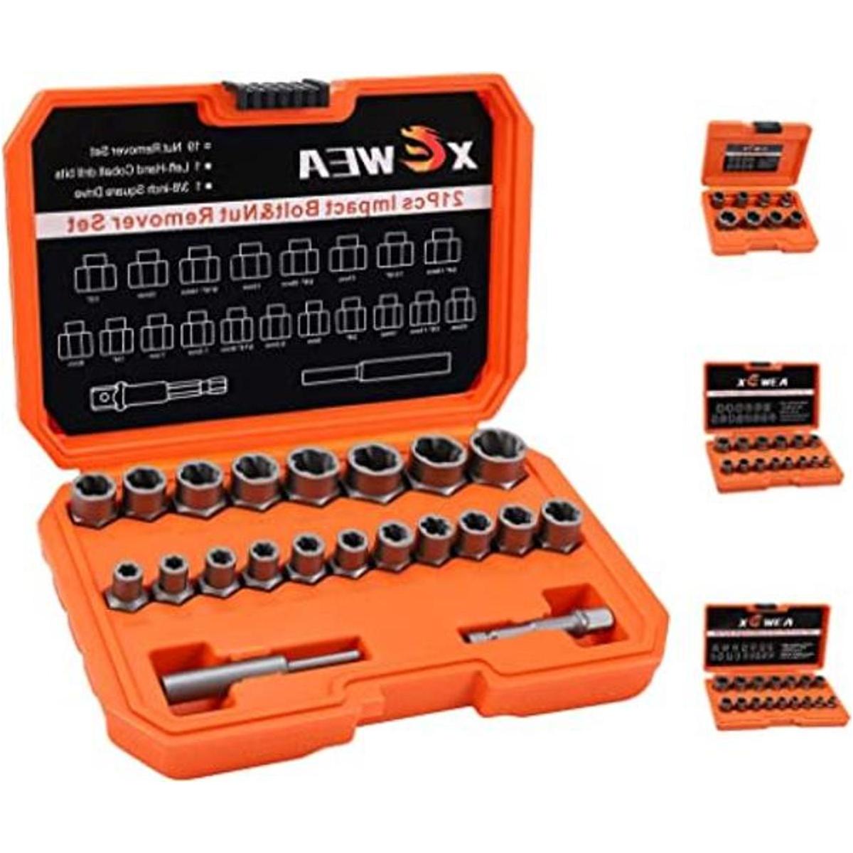 XEWEA Juego de extractor de tuercas de pernos juego de