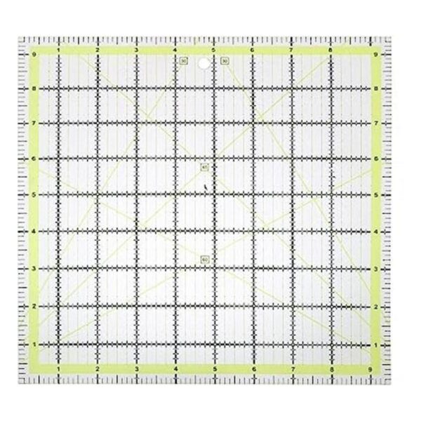 XGNG Regla cuadrada para acolchar de 9.5 x 9.5 pulgadas_1