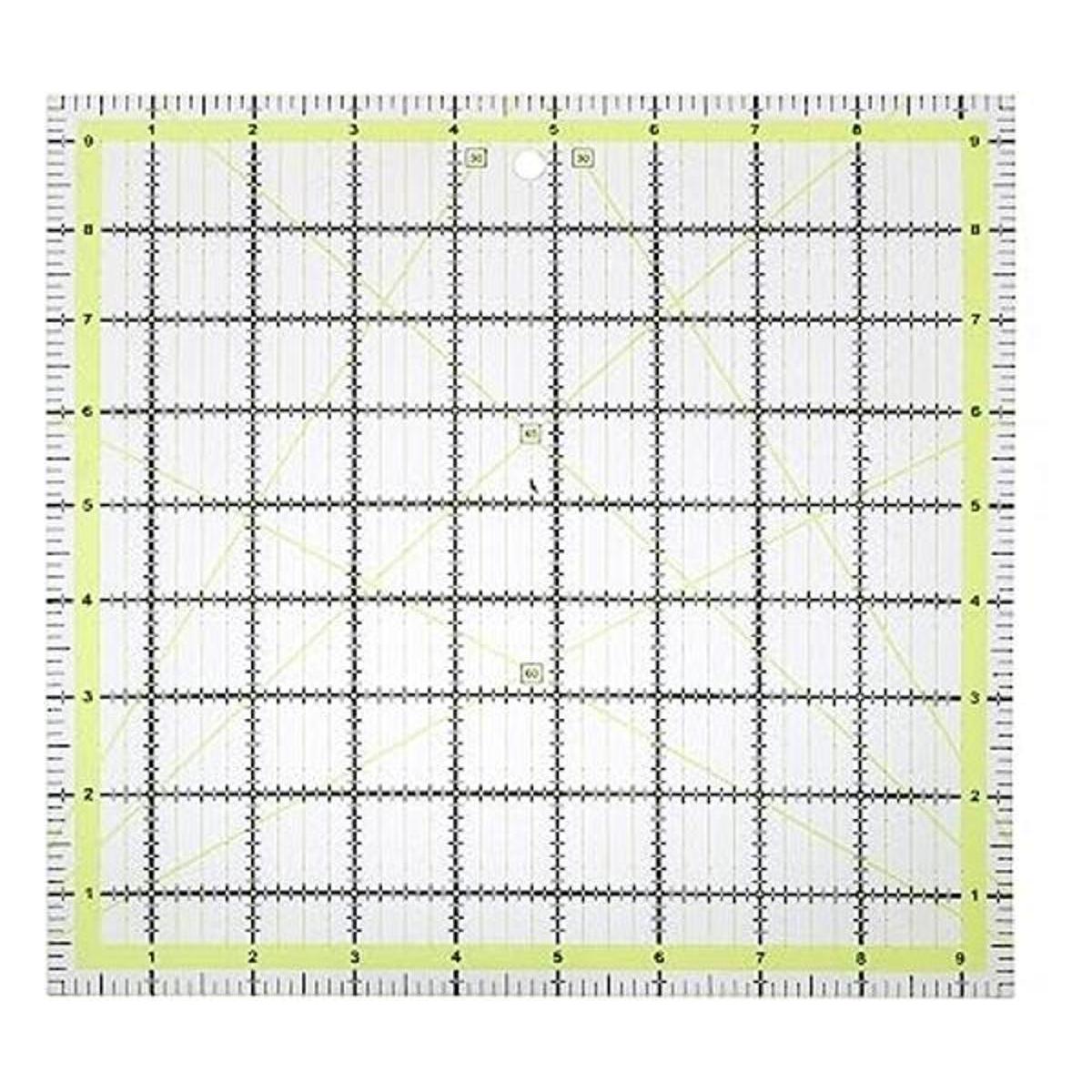 XGNG Regla cuadrada para acolchar de 9.5 x 9.5 pulgadas