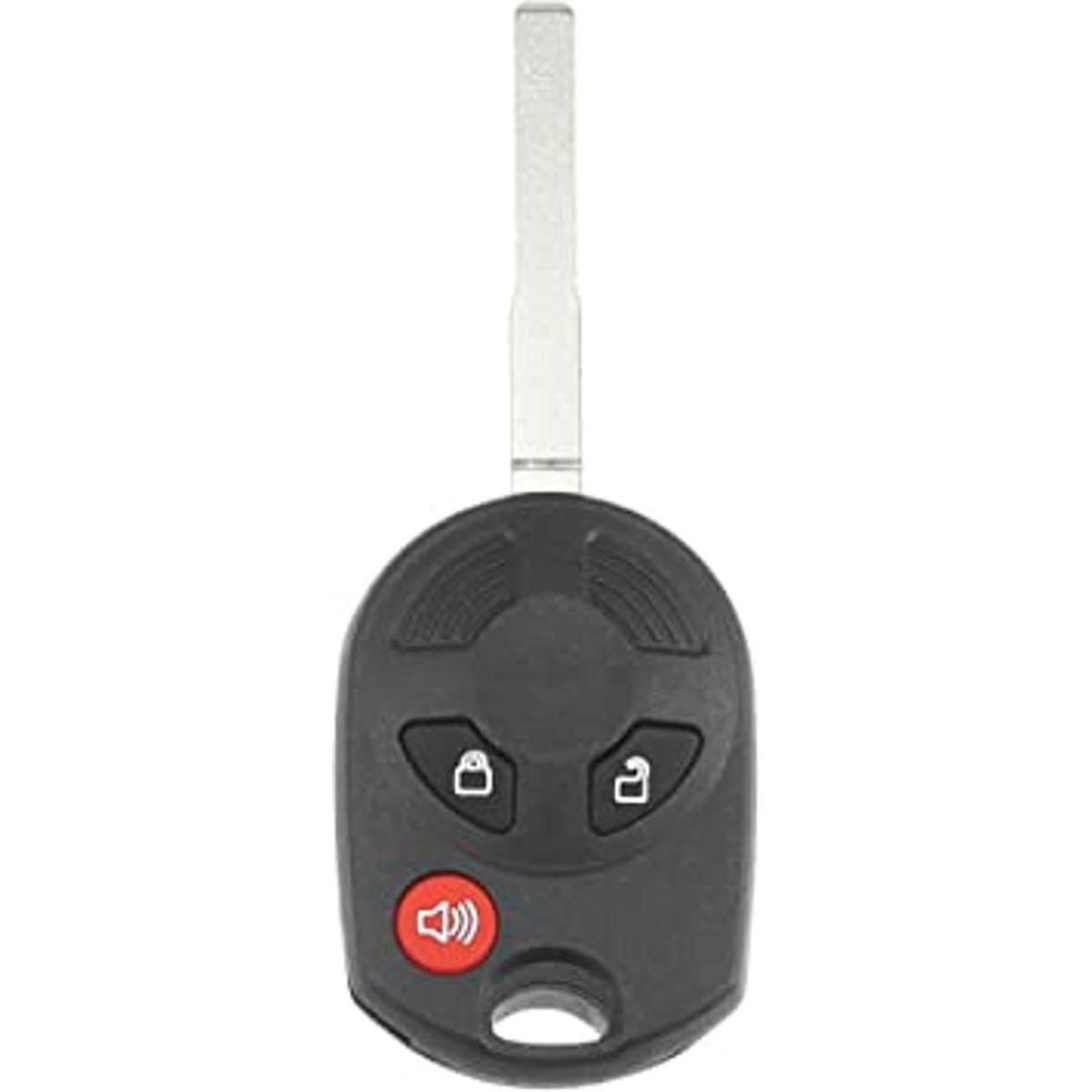 X AUTOHAUX Llavero inteligente de repuesto con 3 botones