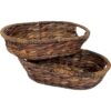 Wrightmart Cestas ovaladas canasta de frutas y pan juego_1