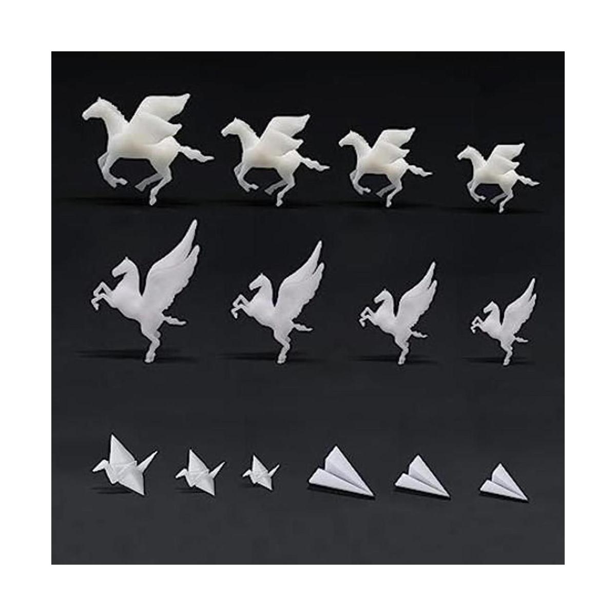 Woohome 14 piezas 3D resina molde relleno mini caballo