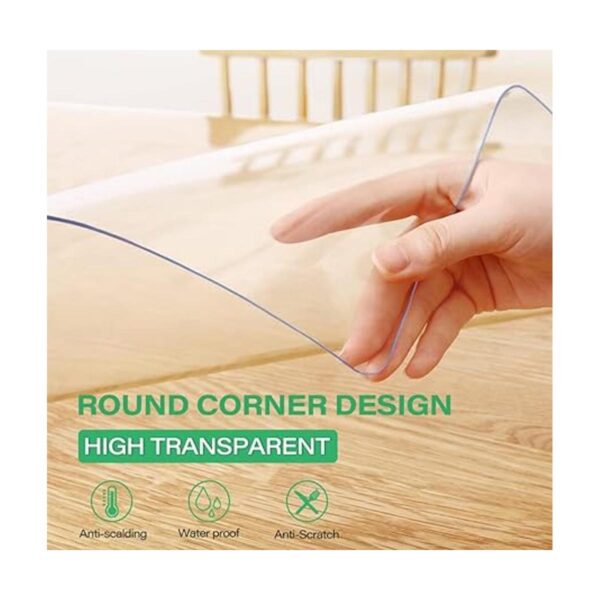 WingCanto Protector de mesa transparente de 12 x 24