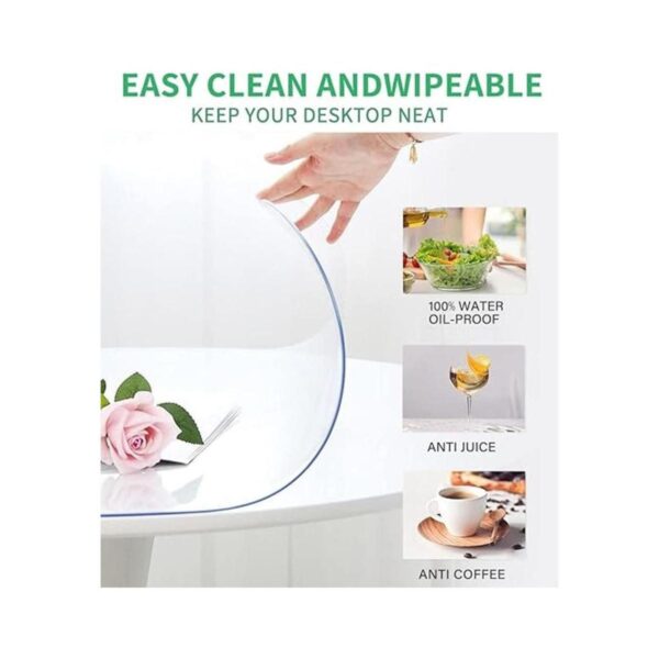 WingCanto Protector de mesa transparente mejorado de 16 x