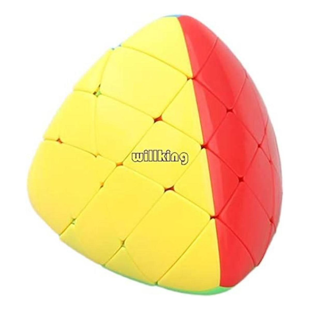 Willking Megamorphix Cubo mágico sin pegatinas 4 x 4