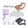Wild One Treat Pouch Fanny Pack CrossBody Bag wear Two