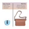 Wild One Treat Pouch Fanny Pack CrossBody Bag wear Two