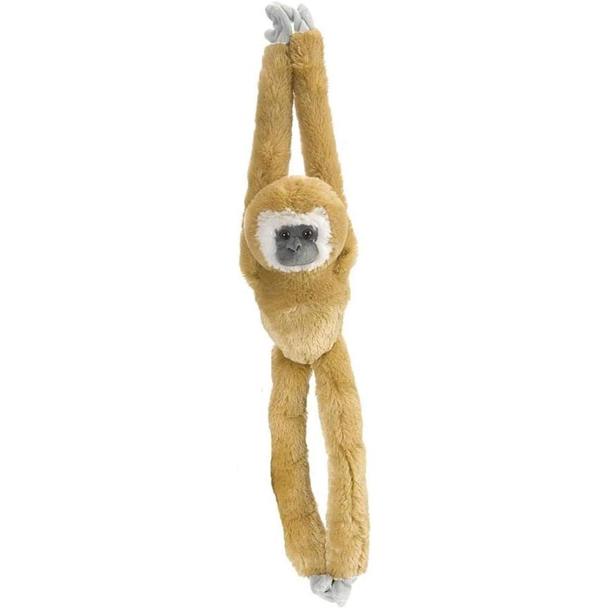 Wild Republic Peluche Gibbon de mano blanca animal de