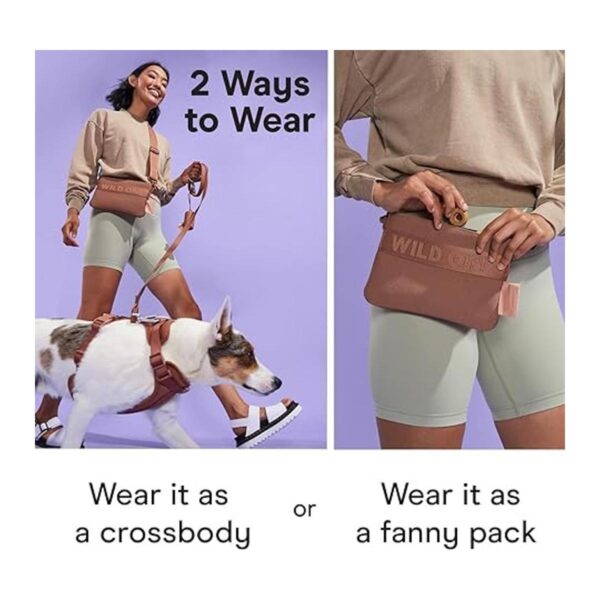 Wild One Treat Pouch Fanny Pack CrossBody Bag wear Two