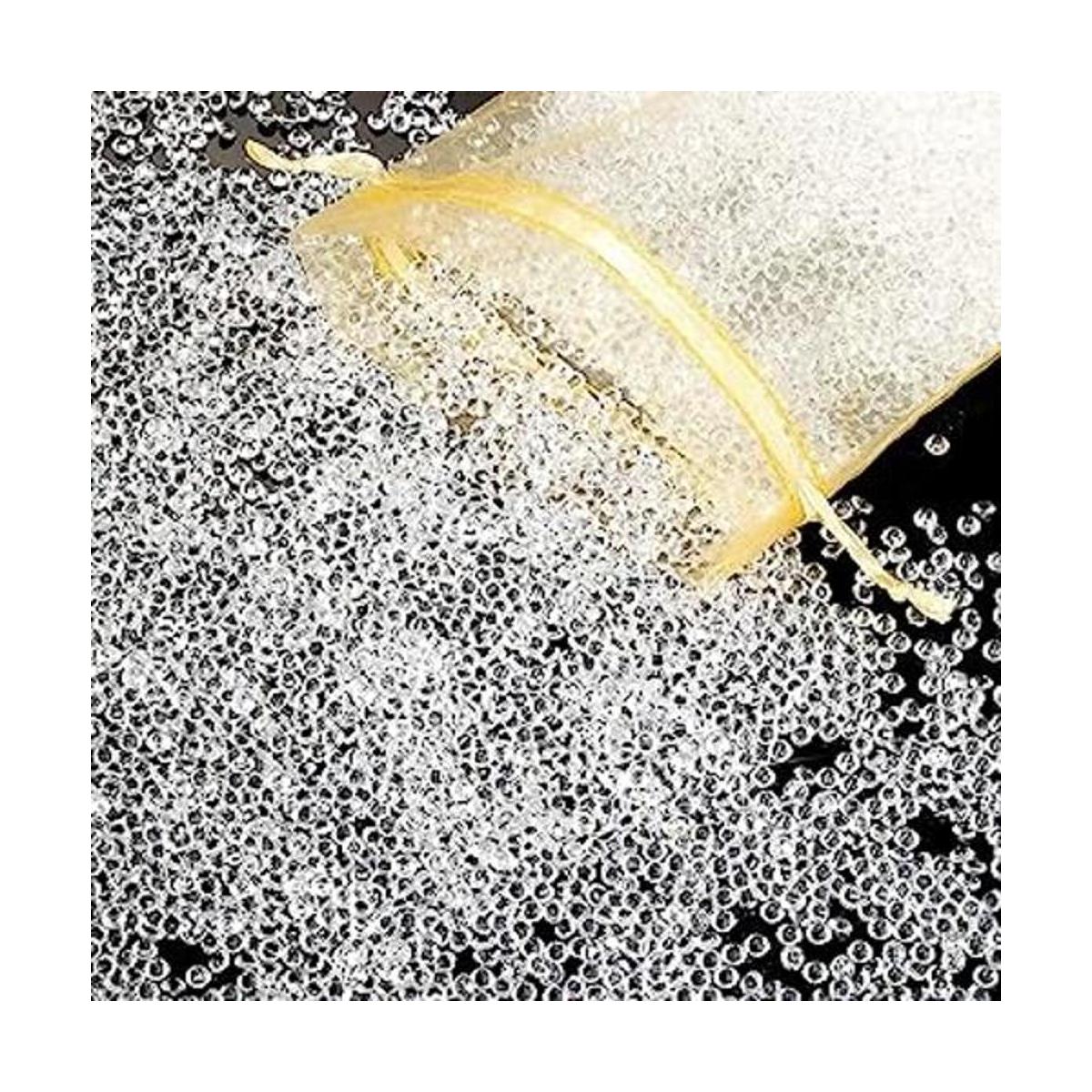 10000 piezas de diamantes de imitación acrílicos