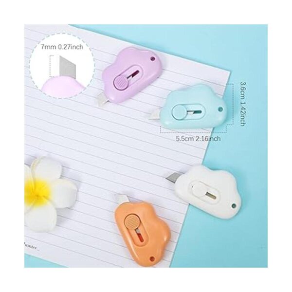 12 piezas de mini cuchillos retráctiles cortador de_2