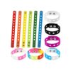 12 pulseras de silicona ajustables pulseras de goma_1