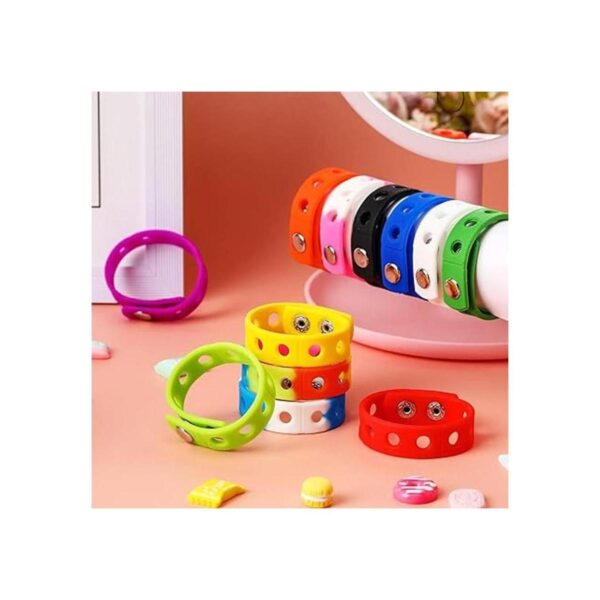 12 pulseras de silicona ajustables pulseras de goma_4