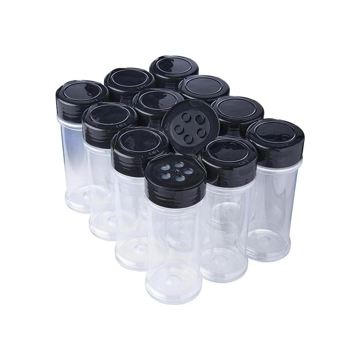 12 unidades de 6 onzas. Botellas vacías de plástico