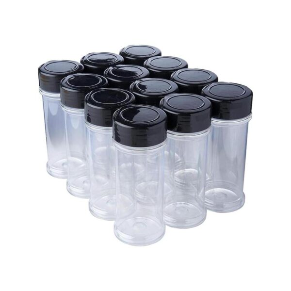 12 unidades de 6 onzas. Botellas vacías de plástico