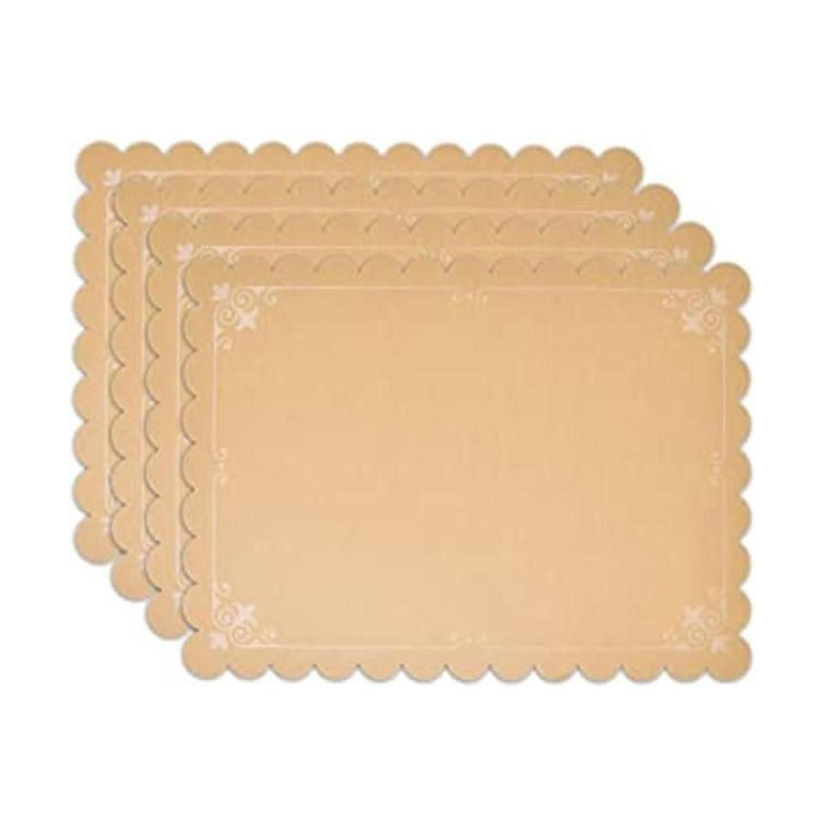 120 tapetes desechables de papel kraft marrón de 11 x 15