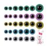 150 ojos de seguridad grandes con purpurina para Amigurumi