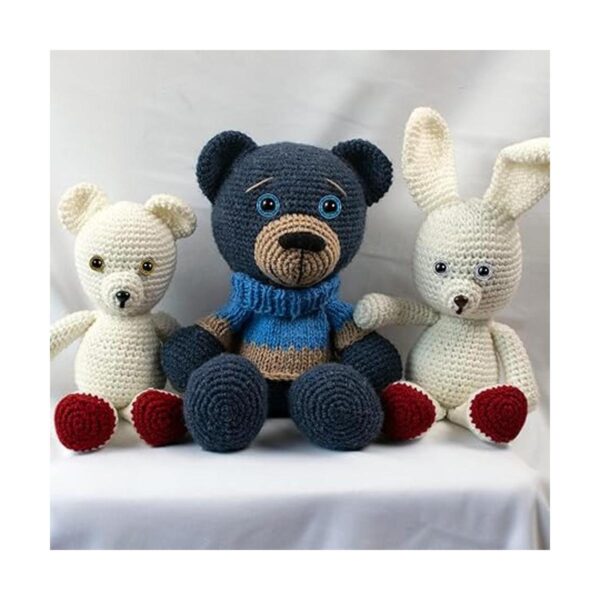 150 ojos de seguridad grandes con purpurina para Amigurumi
