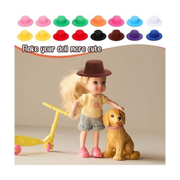 16 mini sombreros para manualidades 12 colores sombrero