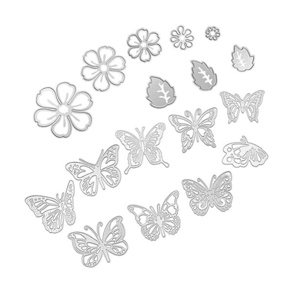 17 piezas de plantillas de corte de relieve AIFUDA