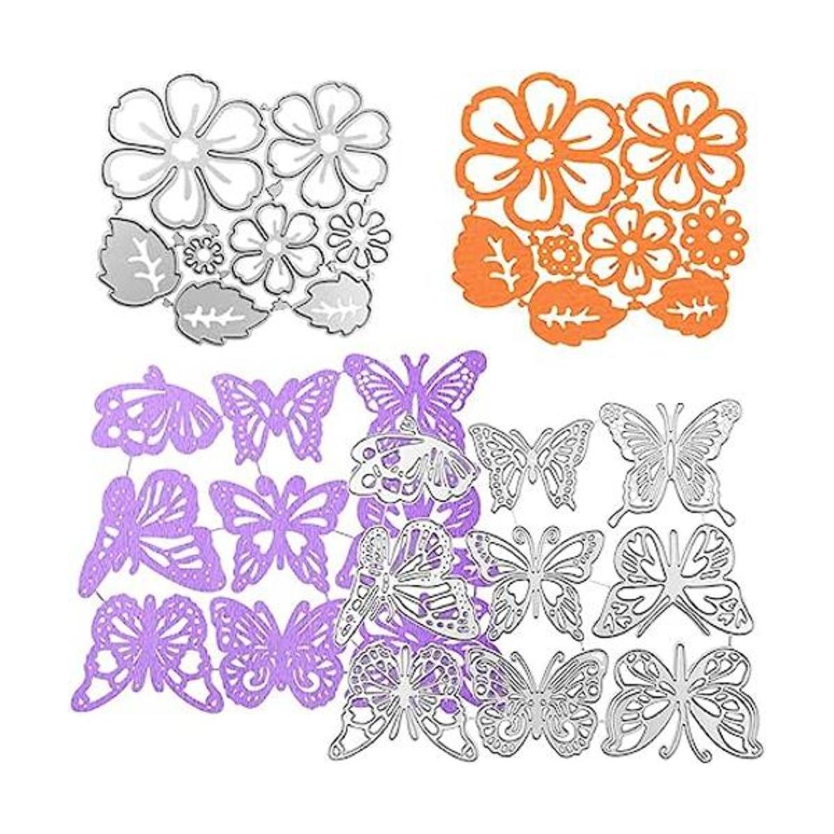 17 piezas de plantillas de corte de relieve AIFUDA
