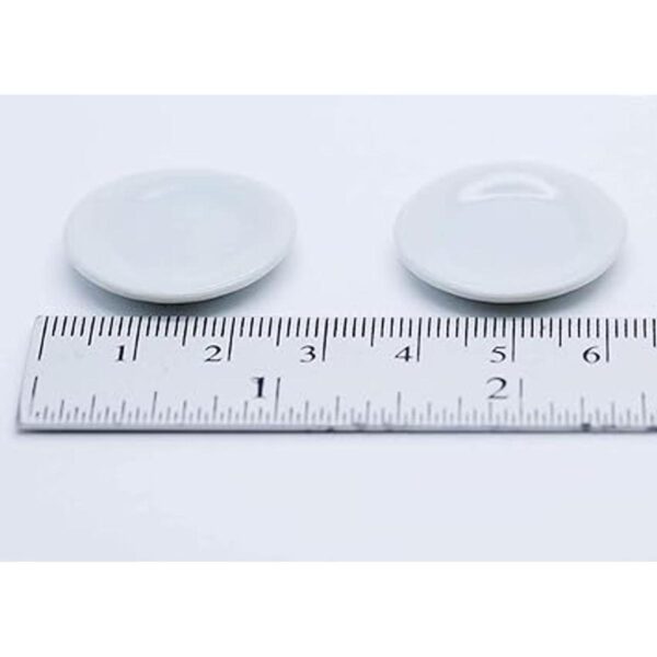 1shopforyou Plato de cearmic blanco diseño de casa de_2