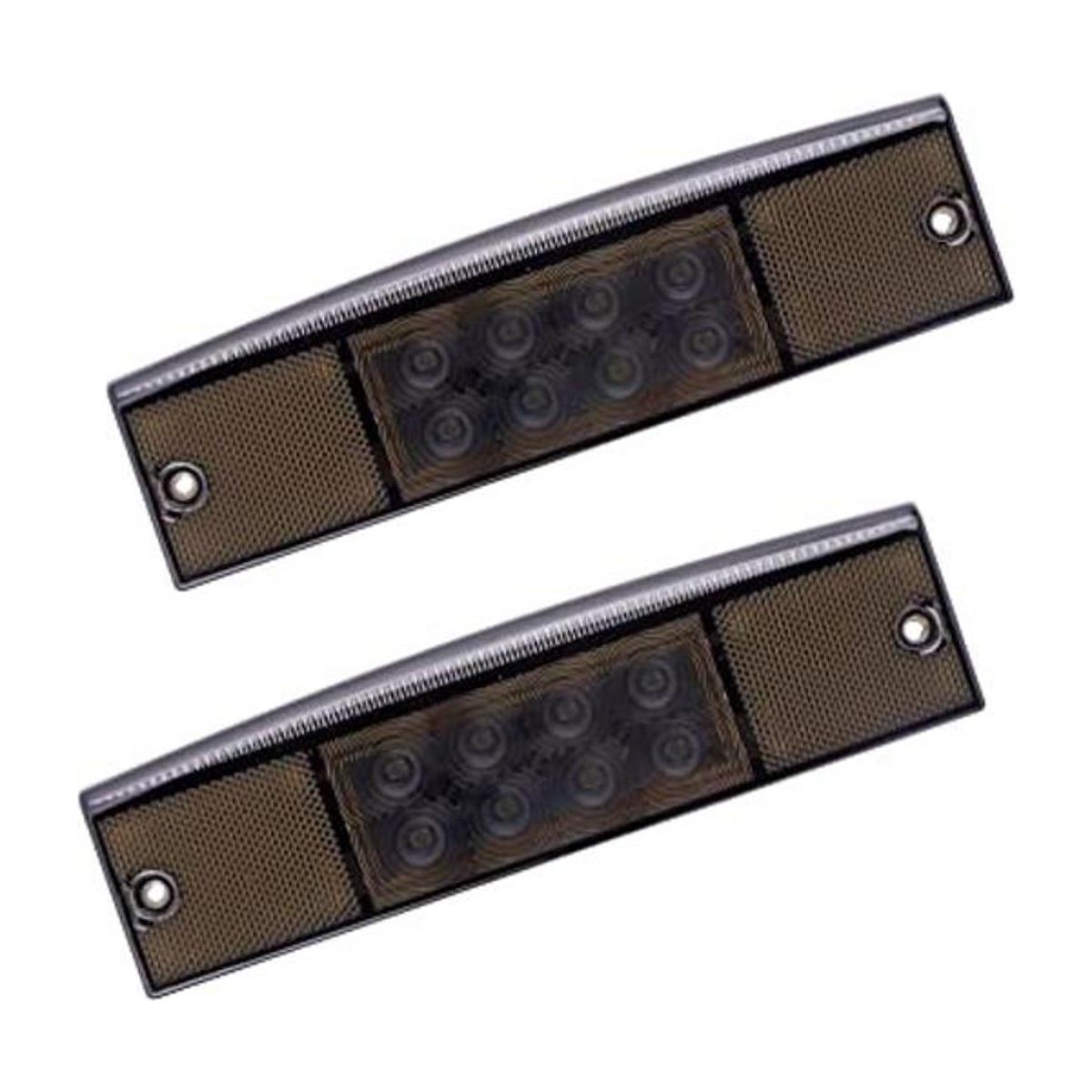 2 luces traseras LED negras para Polaris Ranger 400 500