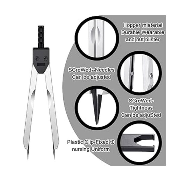 2 piezas EKG Calibrador ECG Herramienta de medición con_3