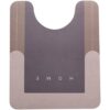 2 tapetes de baño ultra suaves de piel de napa e inodoro