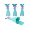 20 cajas de fiesta de sirena con pegatinas de_1