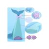 20 cajas de fiesta de sirena con pegatinas de_4